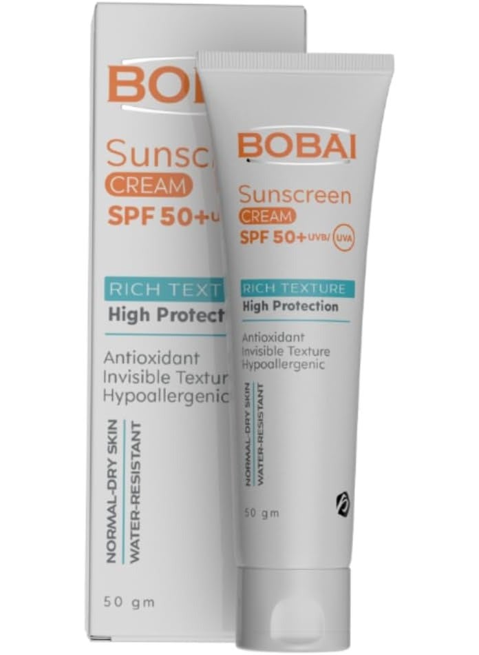 bobai Sunscreen Cream SPF 50 High Protection White 50grams