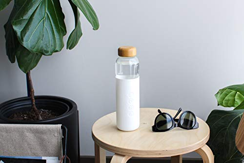 Soma Full Circle V.2 17 oz. Glass Water Bottle - White - Image 3