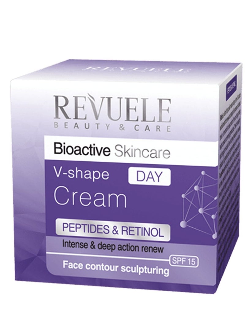 REVUELE - Bioactive Peptides & Retinol V-shape Day Cream 50 ML - Image 1