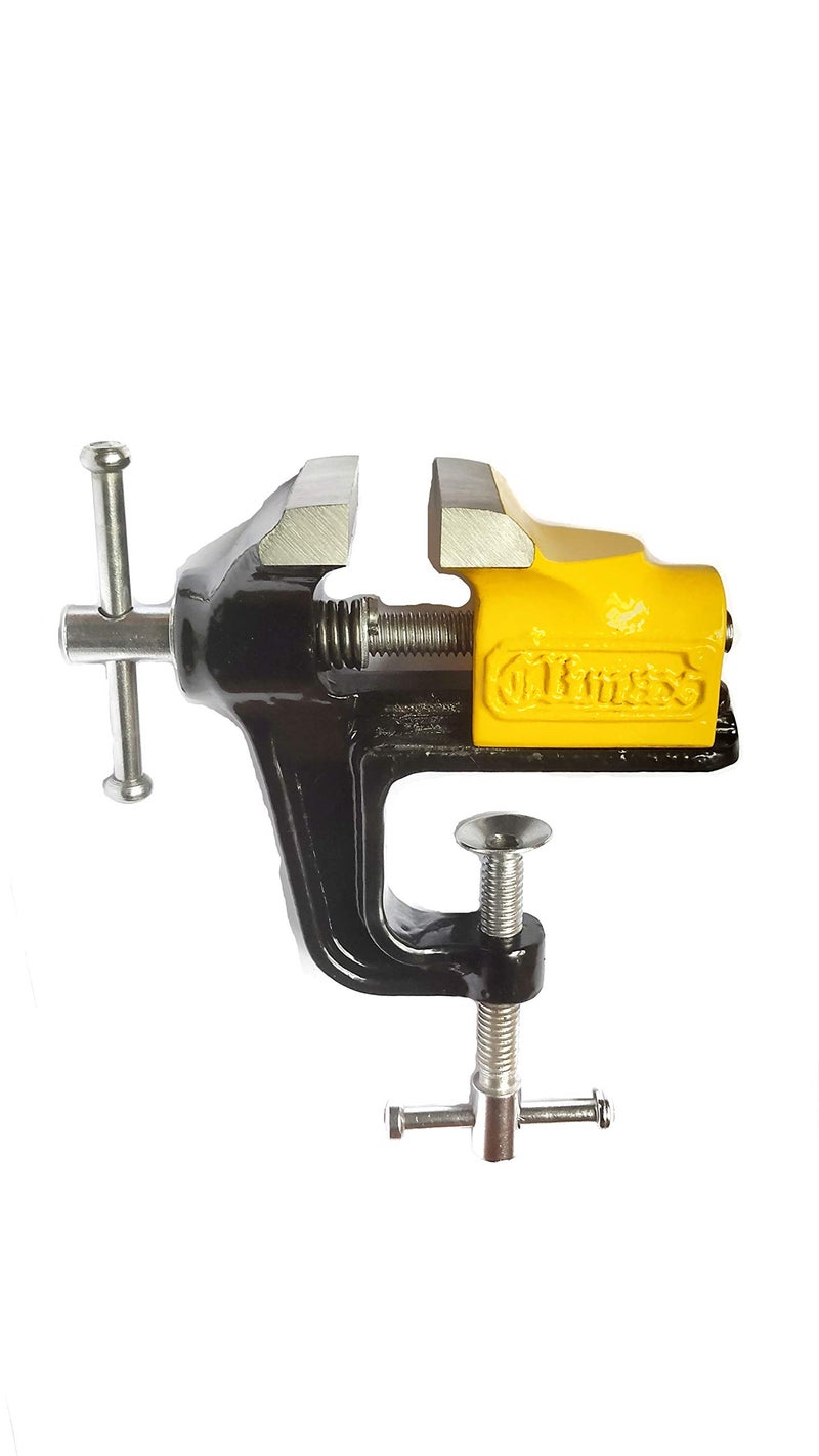 Climax Table Baby Vise Clamp Type 2" inch [Professional] Yellow-Black - Image 1