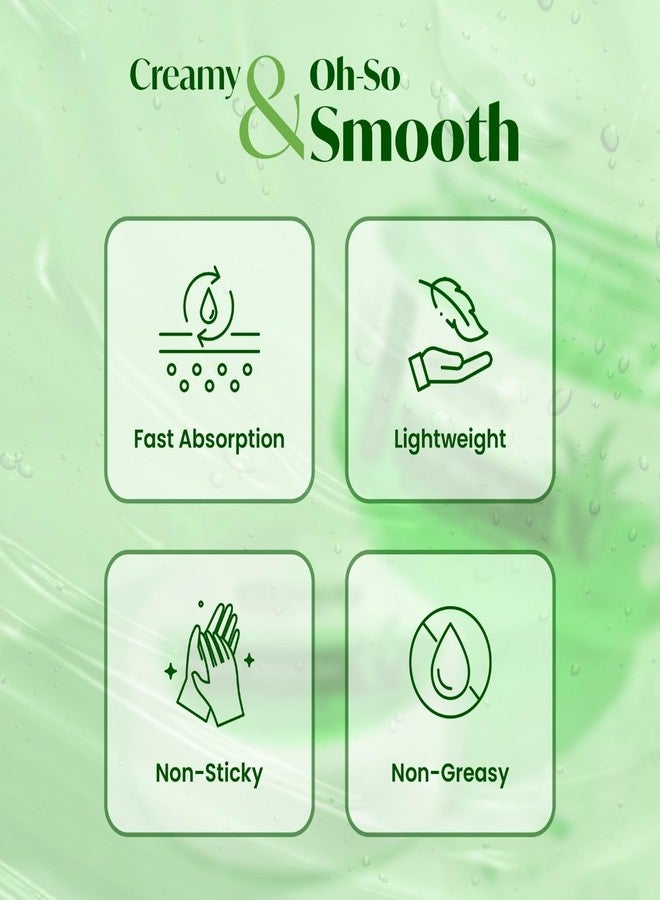 Eloway Aloevera Gel for Face with Cucumber Extract | Deep Hydration and Soothing Pure Aloe Vera Gel for Skin and Hair | Non-Greasy | Daily Moisturizer for All Skin Types Pack of 2 (100g Each) - Image 4