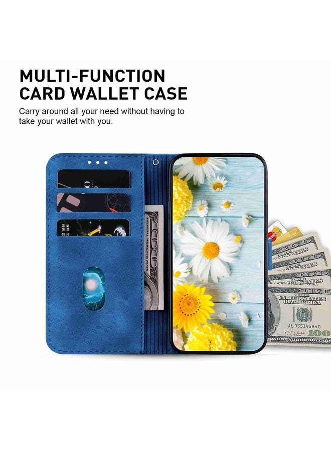 HuHa For Tecno Pova Neo 3 Lily Embossed Leather Phone Case(Dark Blue)  - Image 4