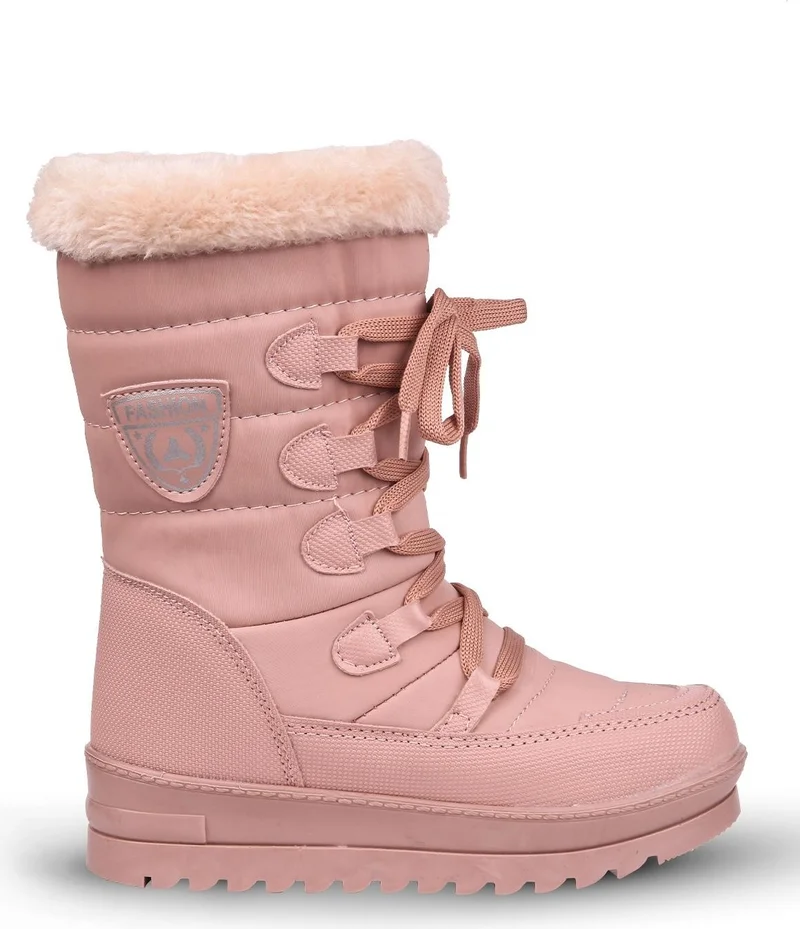 Kaptan Junior Girl's Boots with Fur Inside Pgmk 5995