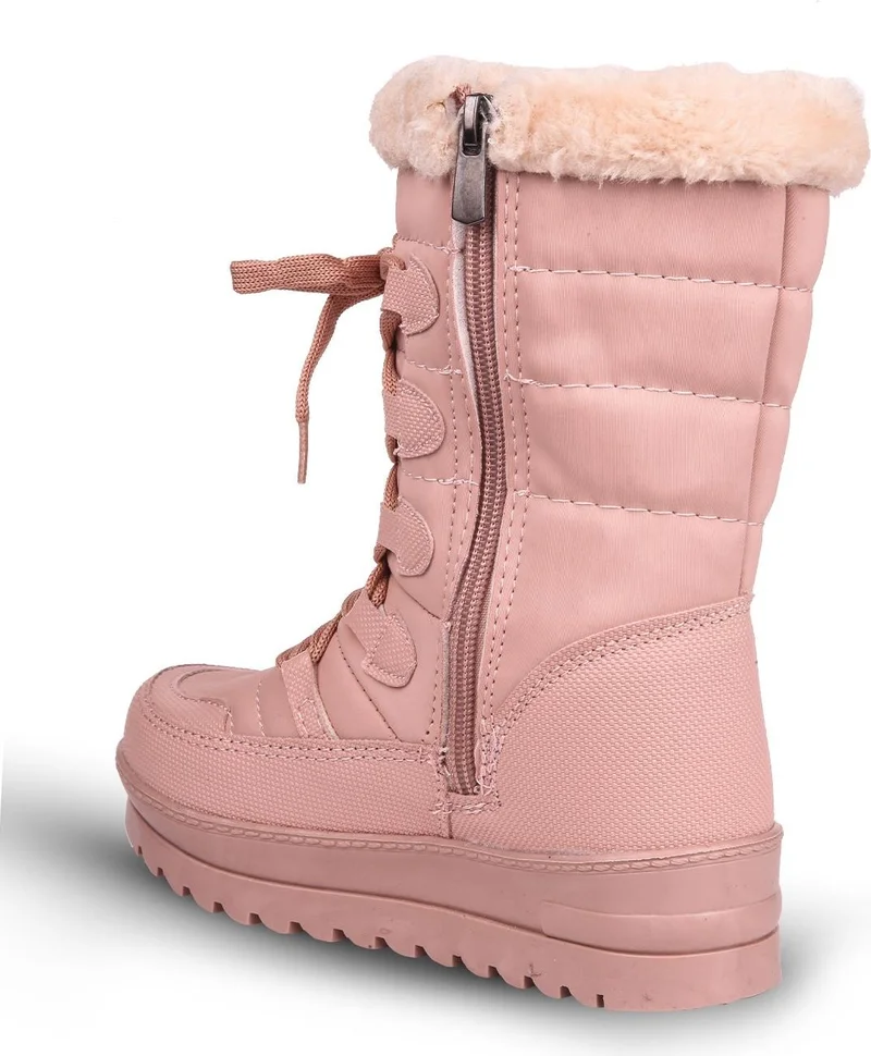 Kaptan Junior Girl's Boots with Fur Inside Pgmk 5995