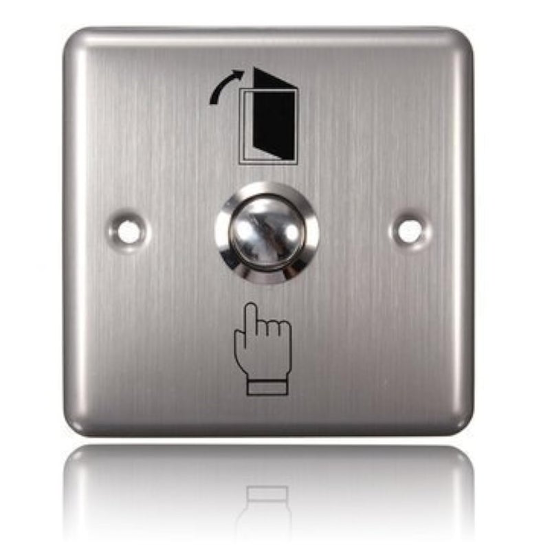 Team Office Stainless Steel Switch Panel Door Exit Push Button Access Control (3/3) inches - Image 3