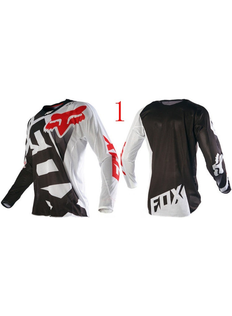 Fox Men's Outdoor Cycling Suit Off-road Road Mountain Bike Cycling Tops - Image 1