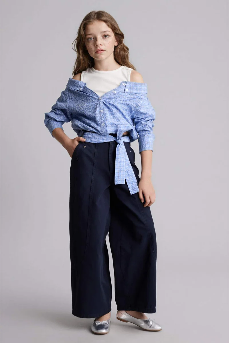 ديفاكتو Gabardine Trousers