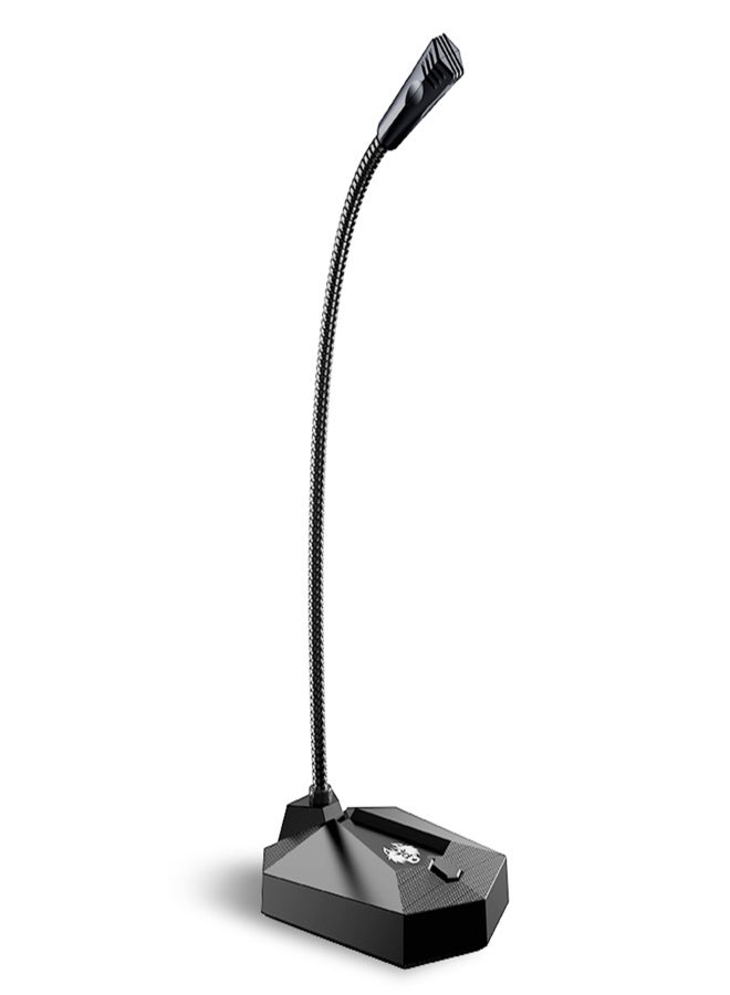 SADA MK01 3.5mm Desk Microphone Plug& Play Professional 360 Degree Omnidirectional Microphone Desktop Condenser Mic for Recording Living Gaming - Image 1