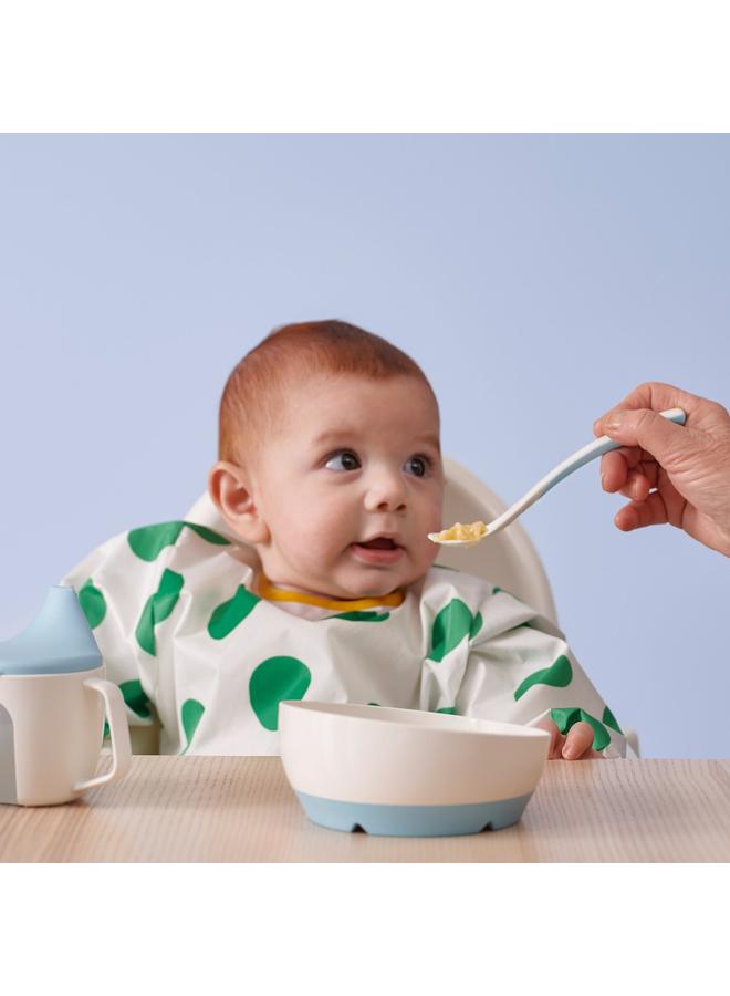 Zaboon Plate/Bowl, White/Blue - Image 4