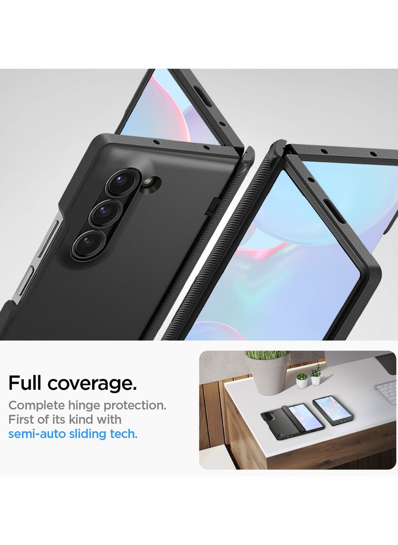 غطاء حماية Slim Armor Pro لهاتف Samsung Galaxy Fold 6 [تغطية مفصلة] [حماية من الدرجة العسكرية] - أسود - pzsku/Z18B1F6F5AD8B74E8BE50Z/45/_/1720878923/7078b07d-e892-443b-858e-609b769c7ae6