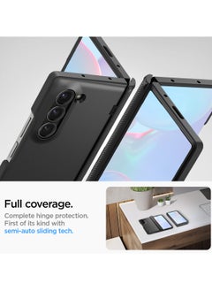 Spigen Slim Armor Pro Samsung Galaxy Fold 6 Case Cover [Hinge Coverage] [Mil Grade Protection] - Black  - Image 4