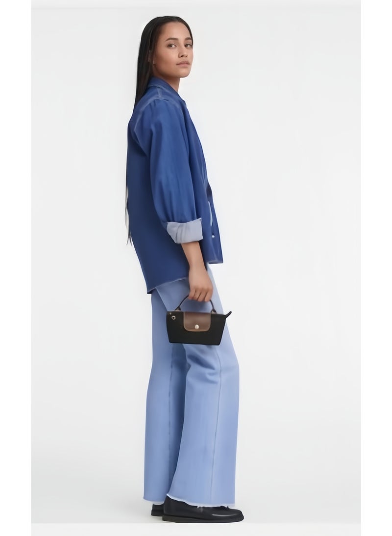 لونج شامب حقيبة يد صغيرة للنساء من لونجمش، حقائب كروس بودي، حقيبة كتف بحزام كتف مع إبزيم، باللون الأسود الكلاسيكي - Image 5