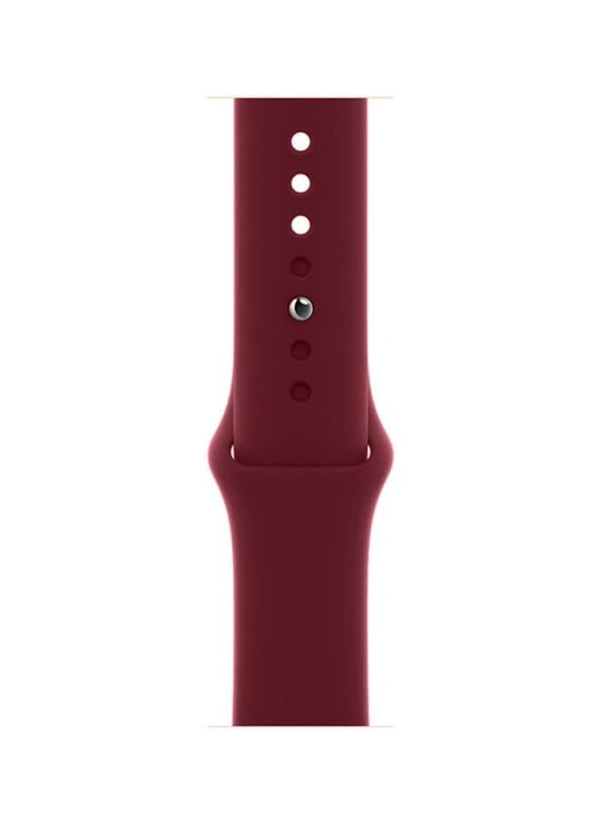 FITIT FITIT Bands for Apple Watch Band match with any Apple Watch Series 3 and Above (41mm 38mm and 40mm cases), Soft Silicone Sport Replacement Strap, Maroon.  - Image 3