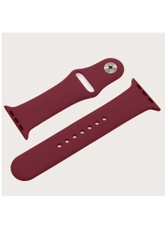 FITIT FITIT Bands for Apple Watch Band match with any Apple Watch Series 3 and Above (41mm 38mm and 40mm cases), Soft Silicone Sport Replacement Strap, Maroon.  - Image 4
