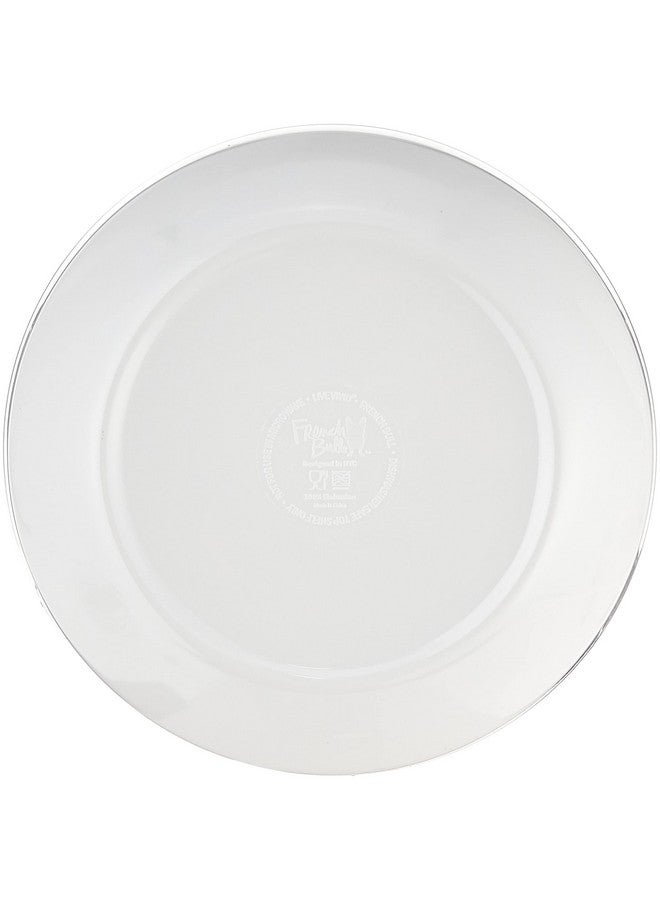 فرنش بول 4 قطع من أدوات المائدة المصنوعة من الميلامين للأطفال الصغار، خالية من مادة BPA، آمنة للاستخدام في غسالة الأطباق، طبق متين، وعاء مقسم، مجموعة أواني طعام مكونة من 4 قطع (عبوة من قطعة واحدة) الغابة - Image 3