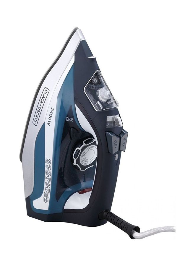 BLACK+DECKER Steam Iron- 2400 Watt X2150-B5 Blue - Image 3