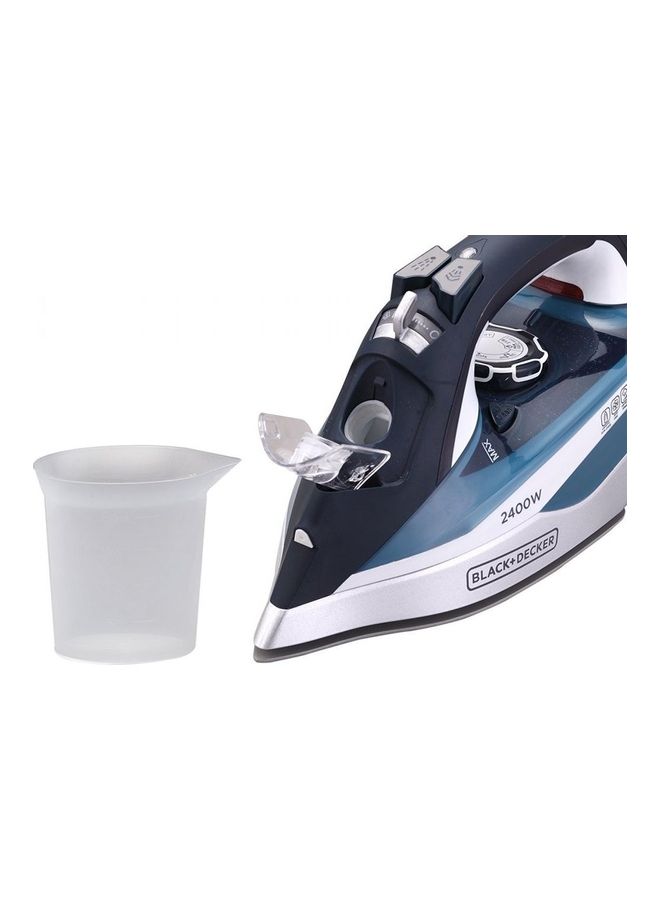 BLACK+DECKER Steam Iron- 2400 Watt X2150-B5 Blue - Image 4