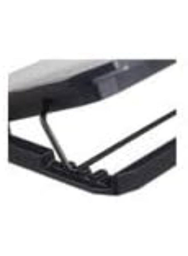 Laptop Stand with Cooling Fan – Adjustable Levels, Metal Ventilation Mesh, Plastic Construction - Image 2