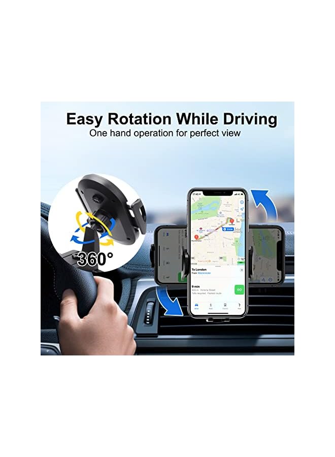 Green Tiger Upgraded Phone Mount for 2018 2019 2020 2021 2022 Jeep Wrangler JL JLU & Gladiator JT, Multi-Mount Phone Holder Dash Tray System Kit with Extension Arm Metal Support Rod Don't for Oil-Electric 4xe - Image 4