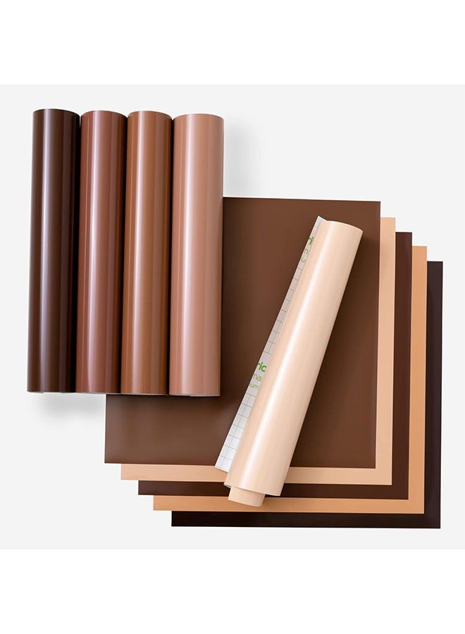 Cricut Vinyl Sampler Skin Tone Permanent 12"x12 - Image 2