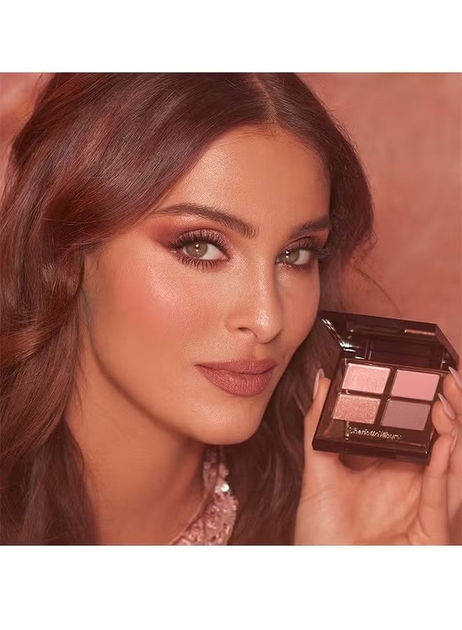 Charlotte Tilbury Luxury Palette Eyeshadow - Shimmer, Metallic & Satin Matte Eyeshadow Quad With A Rich Powder Formula - Includes 4 Complementary Shades, Pillow Talk - Image 3