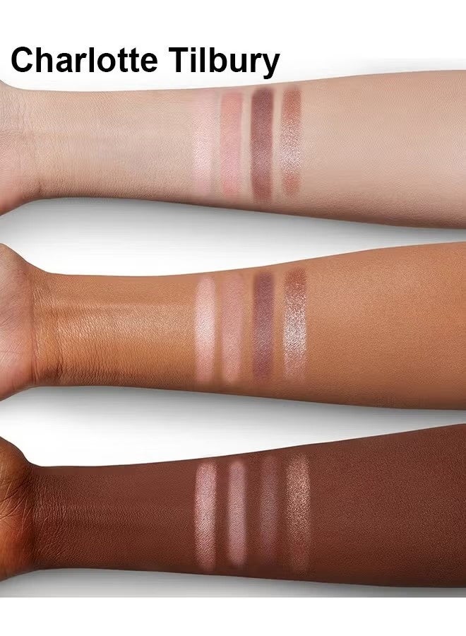 Charlotte Tilbury Luxury Palette Eyeshadow - Shimmer, Metallic & Satin Matte Eyeshadow Quad With A Rich Powder Formula - Includes 4 Complementary Shades, Pillow Talk - Image 4