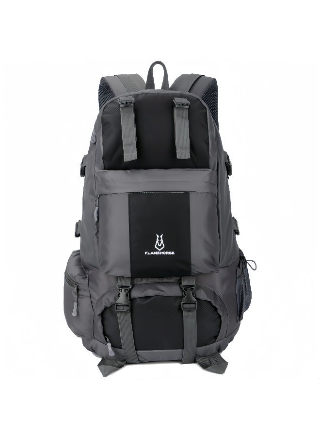 فليم هورس حقيبة تسلق الجبال الجديدة للرجال والنساء في الهواء الطلق حقيبة ظهر بسعة كبيرة 50 لترًا حقيبة ظهر مقاومة للماء - Image 1