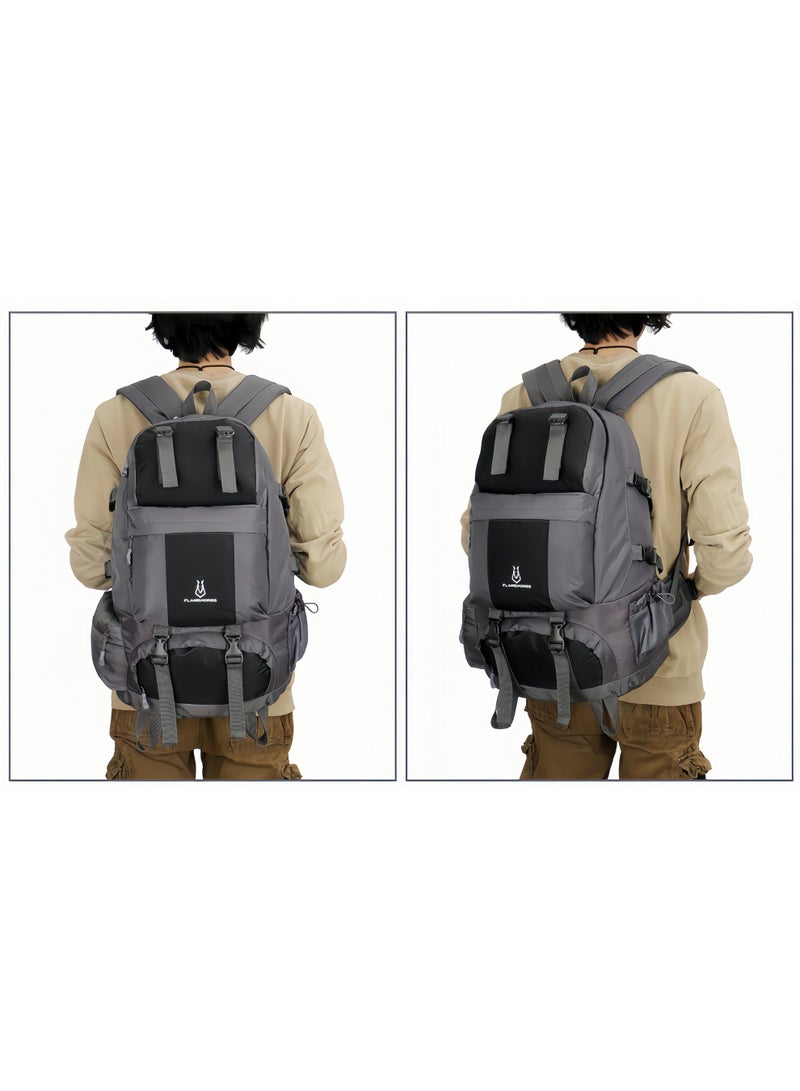 فليم هورس حقيبة تسلق الجبال الجديدة للرجال والنساء في الهواء الطلق حقيبة ظهر بسعة كبيرة 50 لترًا حقيبة ظهر مقاومة للماء - Image 3