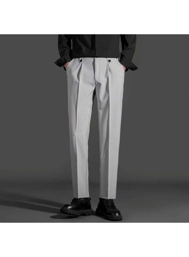 Shougu Men's Fashionable Casual Business Suit Pants 