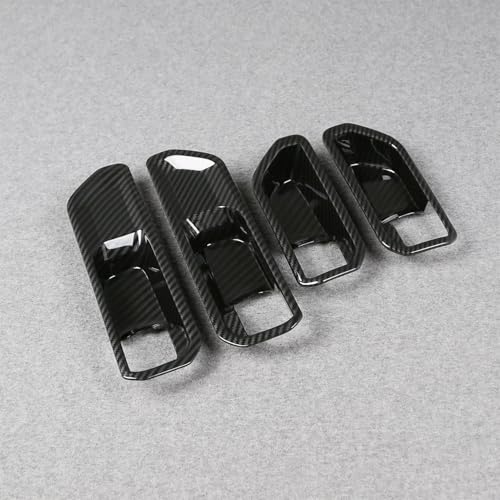 Beautost Fit for Toyota Land Cruiser LC250 2024 2025 2026 Interior Door Handle Bowl Panel Cover Trims Carbon Fiber Pattern - Image 3