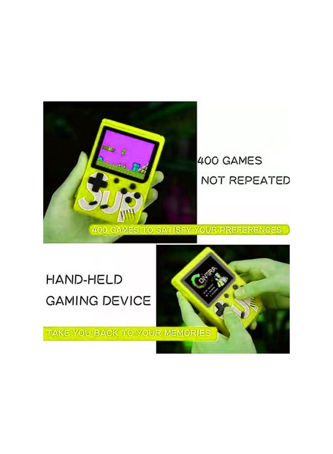 SUP Game Box Plus 400 in 1 Retro Games UPGRADED VERSION mini Portable Console Handheld Yellow - Image 4