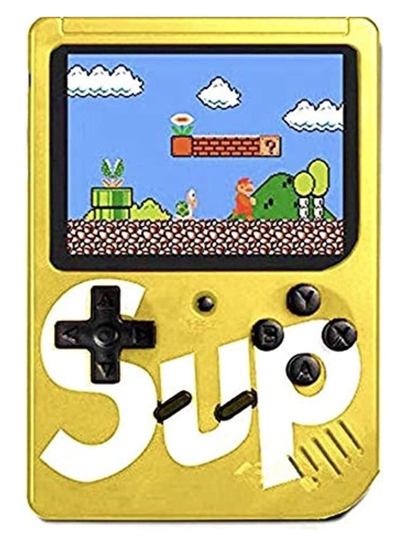 SUP Game Box Plus 400 in 1 Retro Games UPGRADED VERSION mini Portable Console Handheld Yellow - Image 1