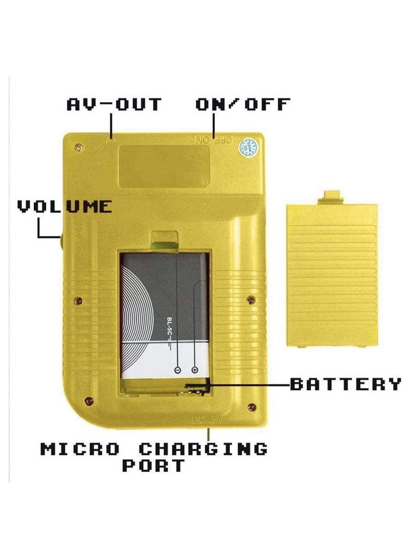 SUP Game Box Plus 400 in 1 Retro Games UPGRADED VERSION mini Portable Console Handheld Yellow - Image 2