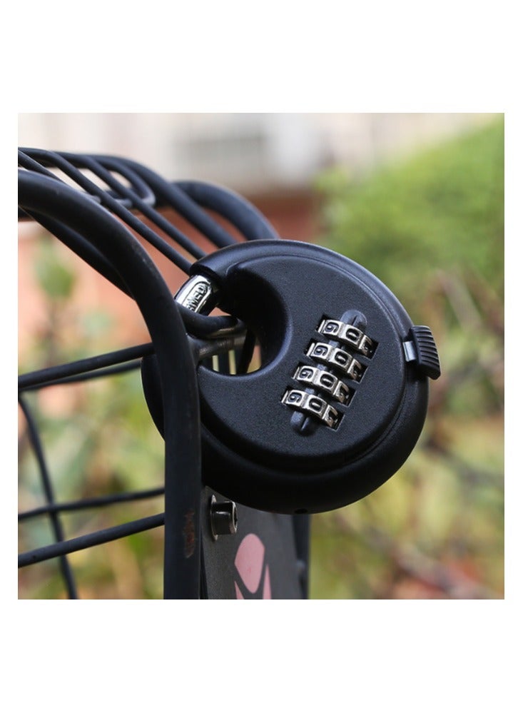 4 Digit Combination Disc Padlock - Image 3