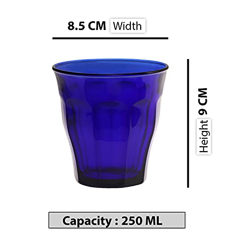 Duralex Picardie Saphir Tumbler 250 ML 6 Pcs (1027FB/6), Medium - Image 3