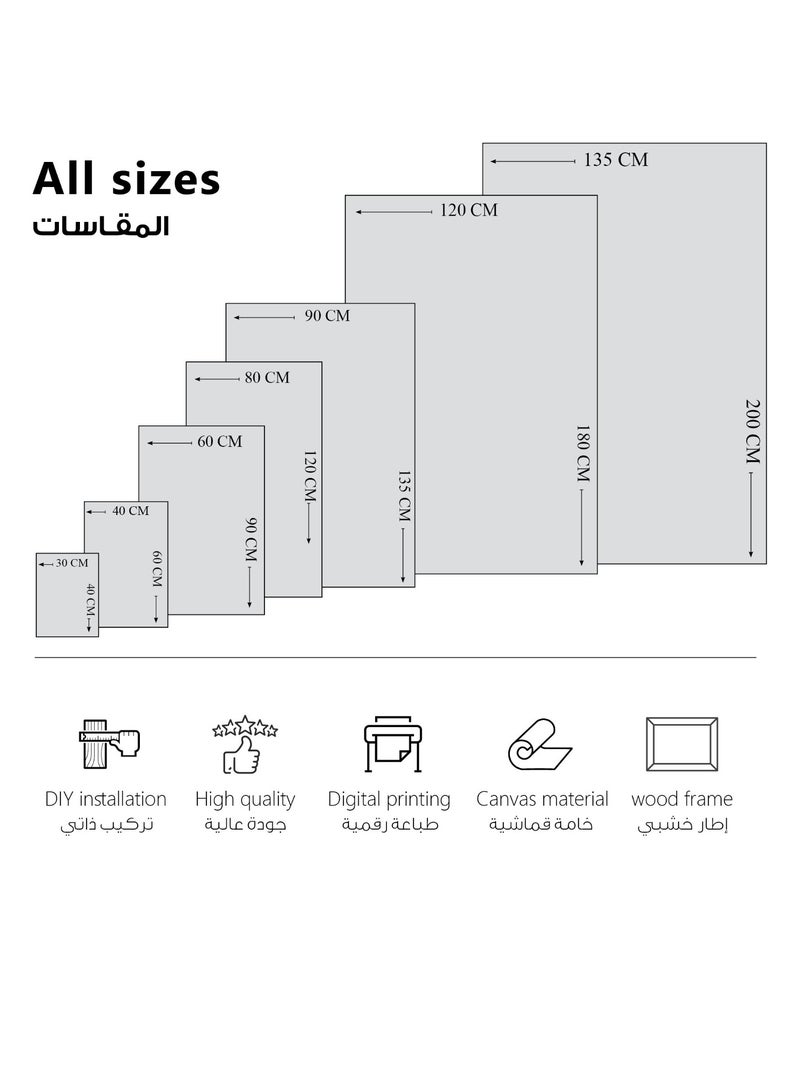 MODCLASS إطار فني جداري مطبوع عليه The Witcher Wild Hunt - Image 4