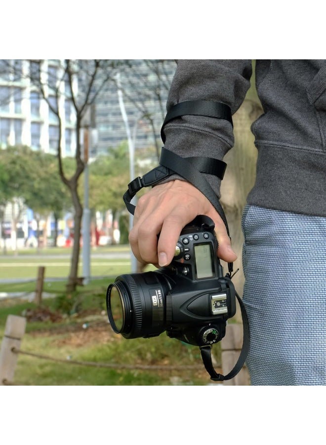 VKO Adjustable Camera Strap Neck Strap for Camera Black - Image 5