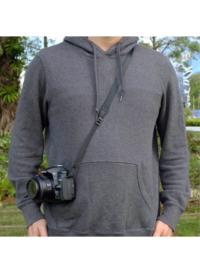 VKO Adjustable Camera Strap Neck Strap for Camera Black - Image 2