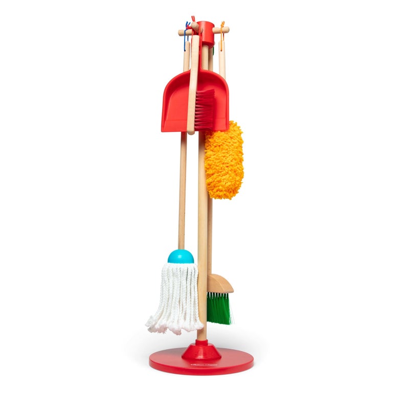 Melissa & Doug Let's Play House Dust! Sweep! Mop! 6 Piece Pretend Play Set - Image 1