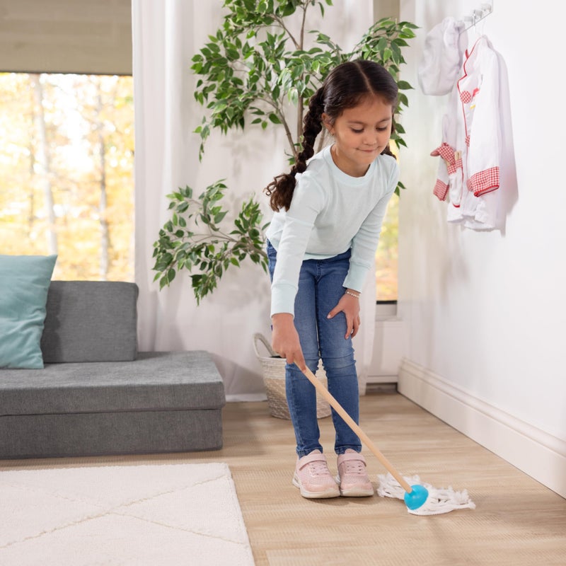 Melissa & Doug Let's Play House Dust! Sweep! Mop! 6 Piece Pretend Play Set - Image 5