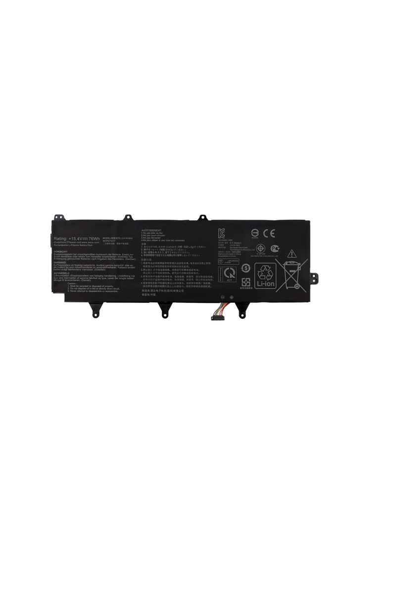 Terabyte 15.4V 76Wh C41N1802 Battery Compatible for Asus Rog Zephyrus S17 GX701LV GX701LXS GX701GV GX701GVR GX701GX GX701GXR GX701GW GX701GWR GX735GV GX735GVR - Image 1