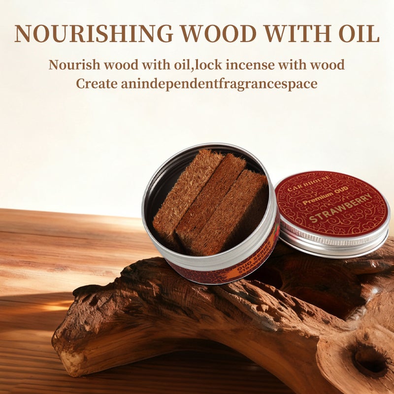 معطر خشبي للسيارة معطر صلب للسيارة والمنزل مزيل للروائح - Image 3
