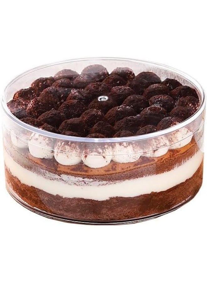 FUFU حاوية حلوى دائرية بلاستيكية قابلة للتصرف مع أغطية - Image 5