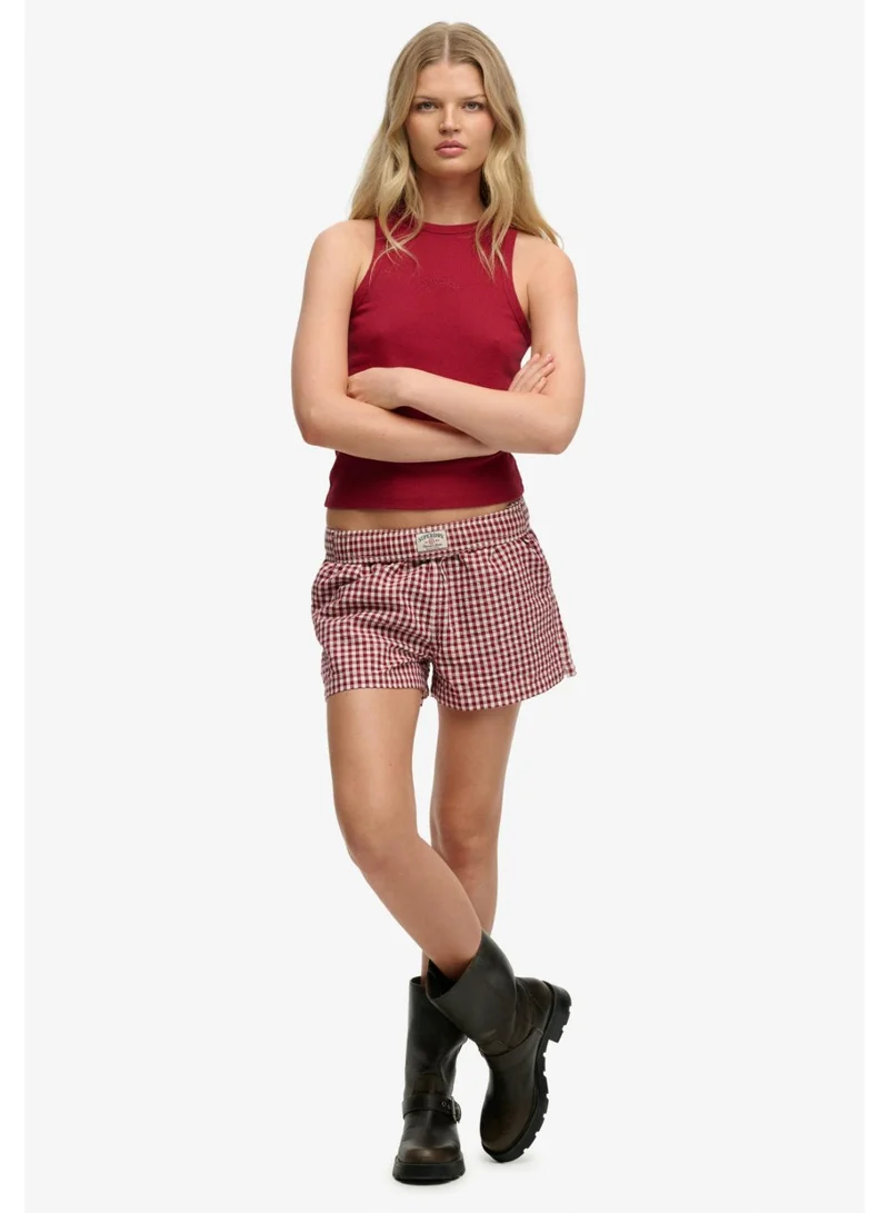 سوبر دراي Organic Cotton Stripe Elasticated Shorts