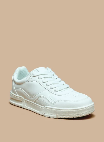 لي كوبر Women's Colourblock Lace-Up Sneakers