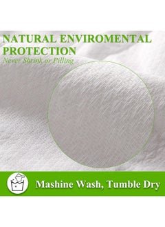 Fasoar Fasoar 6 Ply Cloth Diapers Burp Cloth, Thick Washable Absorbent Cotton Diaper for Babies and Toddlers Multi-Use 6/10/12 Count, White 6ply 12 Count, 12 Count (Pack of 1)  - Image 4