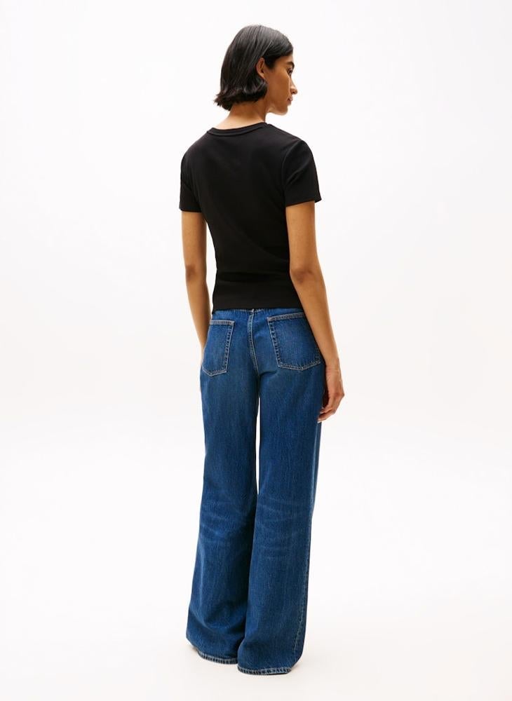 تومي هيلفيغر تيشيرت مخطط بياقة دائرية - Image 2