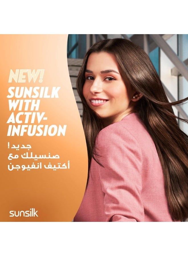 Sunsilk بلسم صن سلك، لإصلاح الشعر التالف على الفور، مع الكيراتين، زيت اللوز وفيتامين C، 350 مل - Image 3