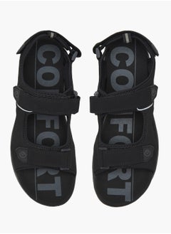 Le Confort Men Printed Floaters with Hook and Loop Closure  - Image 2