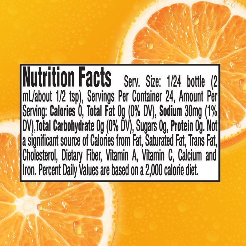 Tang Orange Artificially Flavored Liquid Soft Drink Mix, 1.62 fl oz Bottle - Image 2
